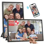 ⁦מסגרת תמונות דיגיטלית חכמה 15.6" Frameo - שולחים תמונות מהנייד הישר למסגרת⁩ – תמונה ⁦2⁩