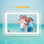 ⁦מסגרת דיגיטלית תמונות אקרילי 10.1" - שולחים תמונות מהנייד היישר למסגרת⁩ – תמונה ⁦2⁩