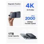 ⁦כונן קשיח חיצוני 1TB מגנטי⁩ – תמונה ⁦3⁩