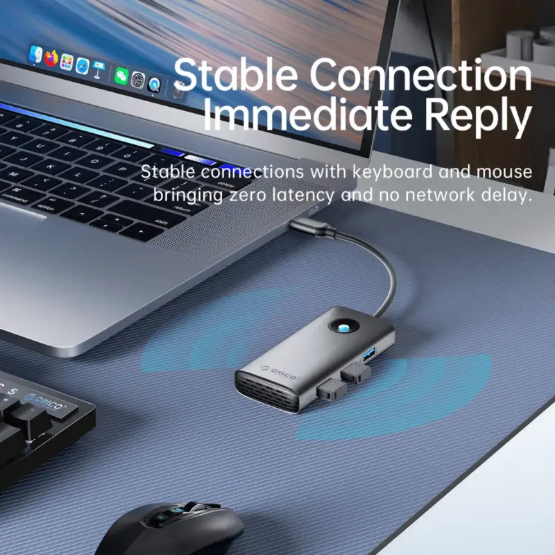 ⁦תחנת עגינה 6 ב-1 USB C⁩ – תמונה ⁦6⁩
