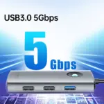 ⁦תחנת עגינה 6 ב-1 USB C⁩ – תמונה ⁦4⁩