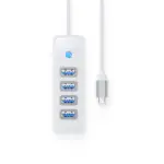 תחנת עגינה 4 ב-1 USB C