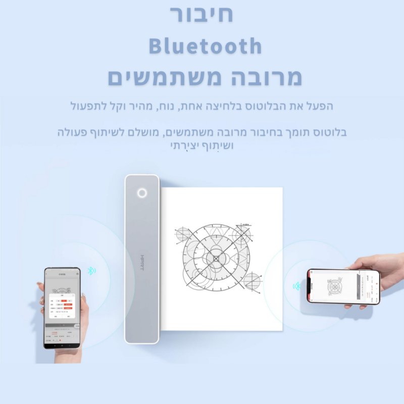 ⁦מדפסת תרמית ניידת A4⁩ – תמונה ⁦2⁩