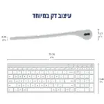 ⁦מקלדת אלחוטית בלוטוס iClever⁩ – תמונה ⁦6⁩