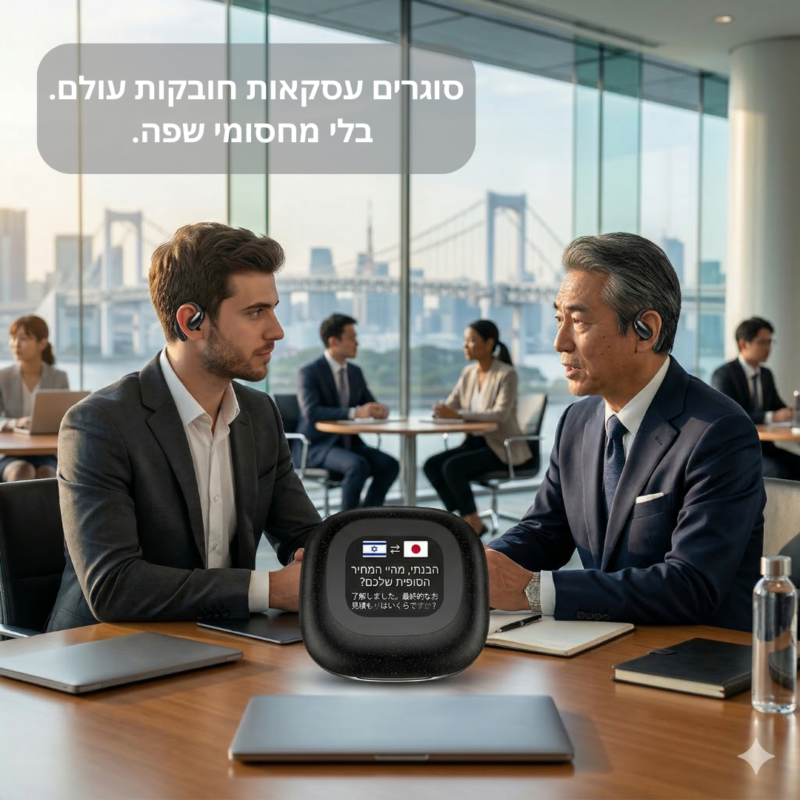 ⁦אוזניות מתרגמות אלחוטיות A51⁩ – תמונה ⁦5⁩